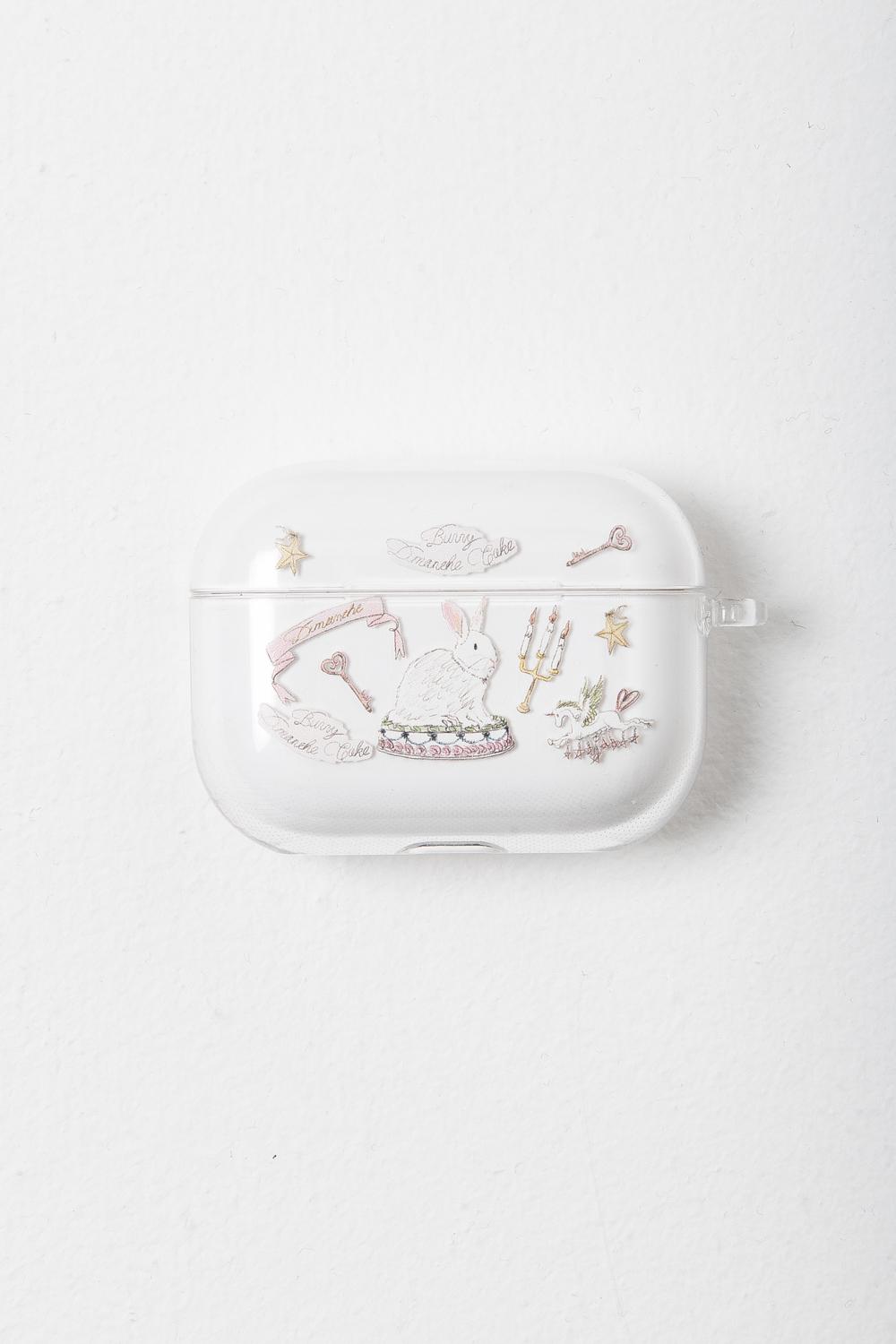 BUNNY CAKE AIRPODS CASE (3 Color)