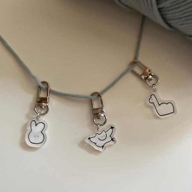 Sketch Friends Keyring 스케치 친구들 키링