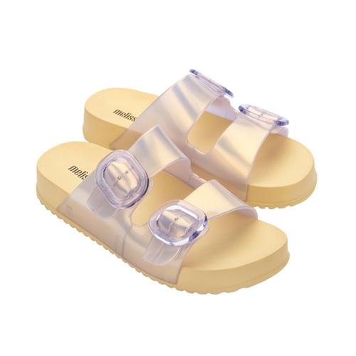 멜리사 우먼 코지 슬라이드 샌들 옐로우