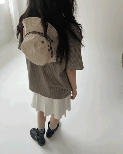 빈티지 워싱 끈 벙거지 (3color)