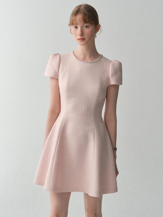 Trimming Bud Dress-Mini(5Color)