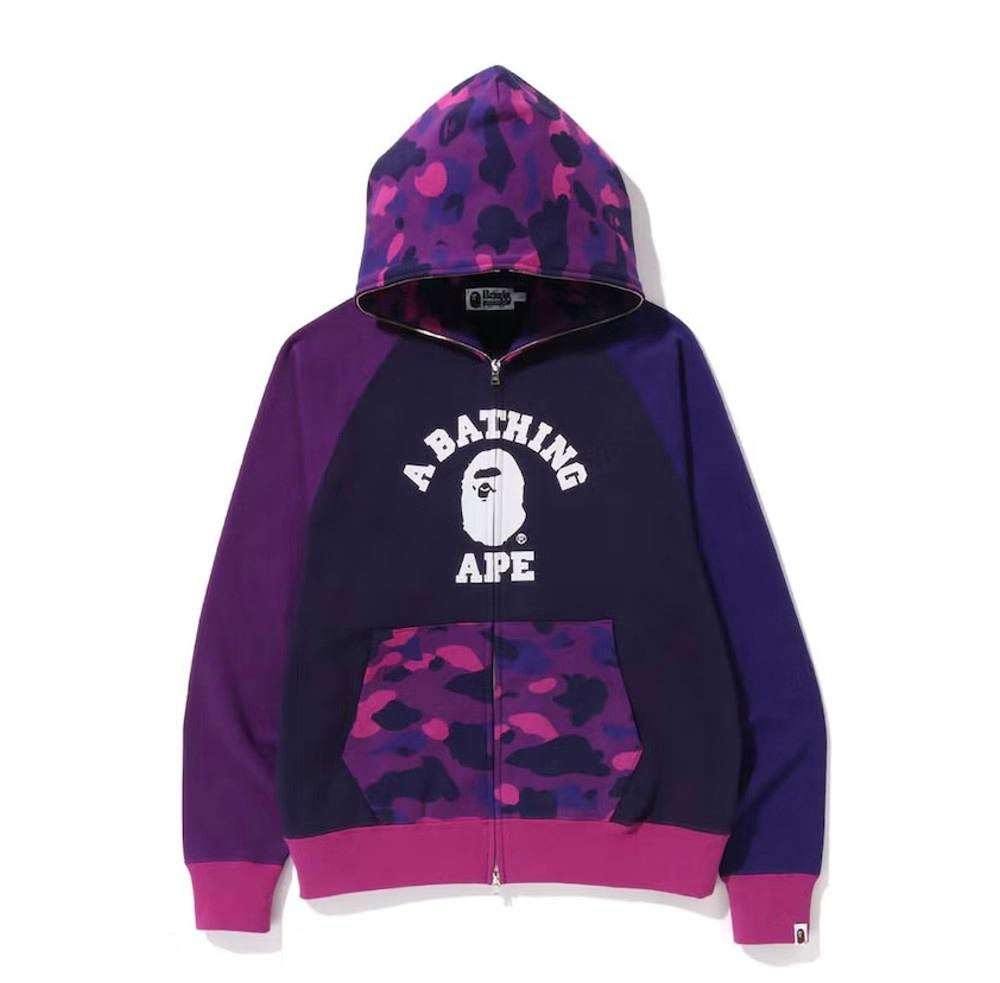 22fw 베이프 후드 BAPE Color Camo Relaxed Fit Full Zip Hoodie