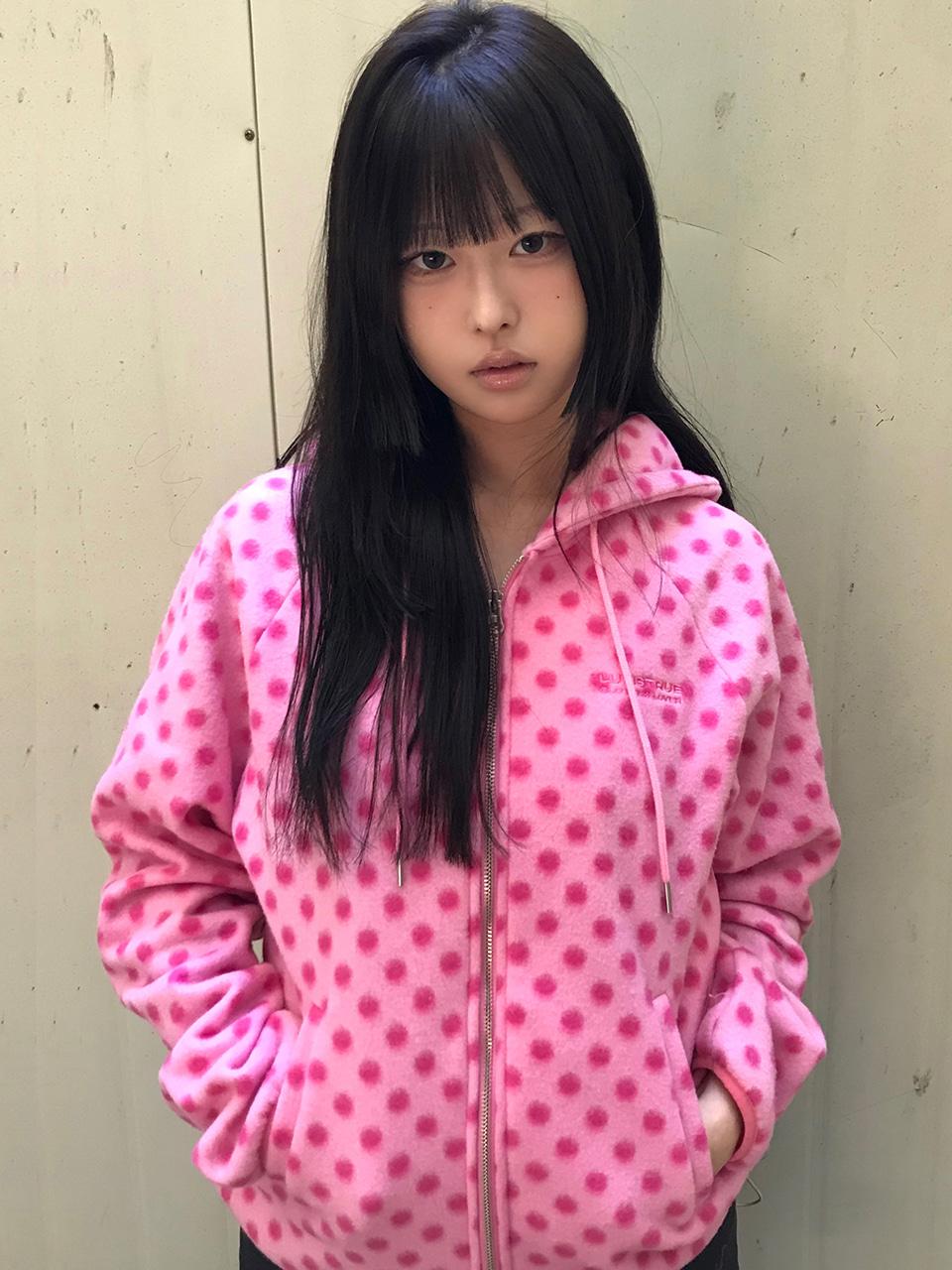 [12/19 예약배송]EV FLEECE JACKET(PINK)