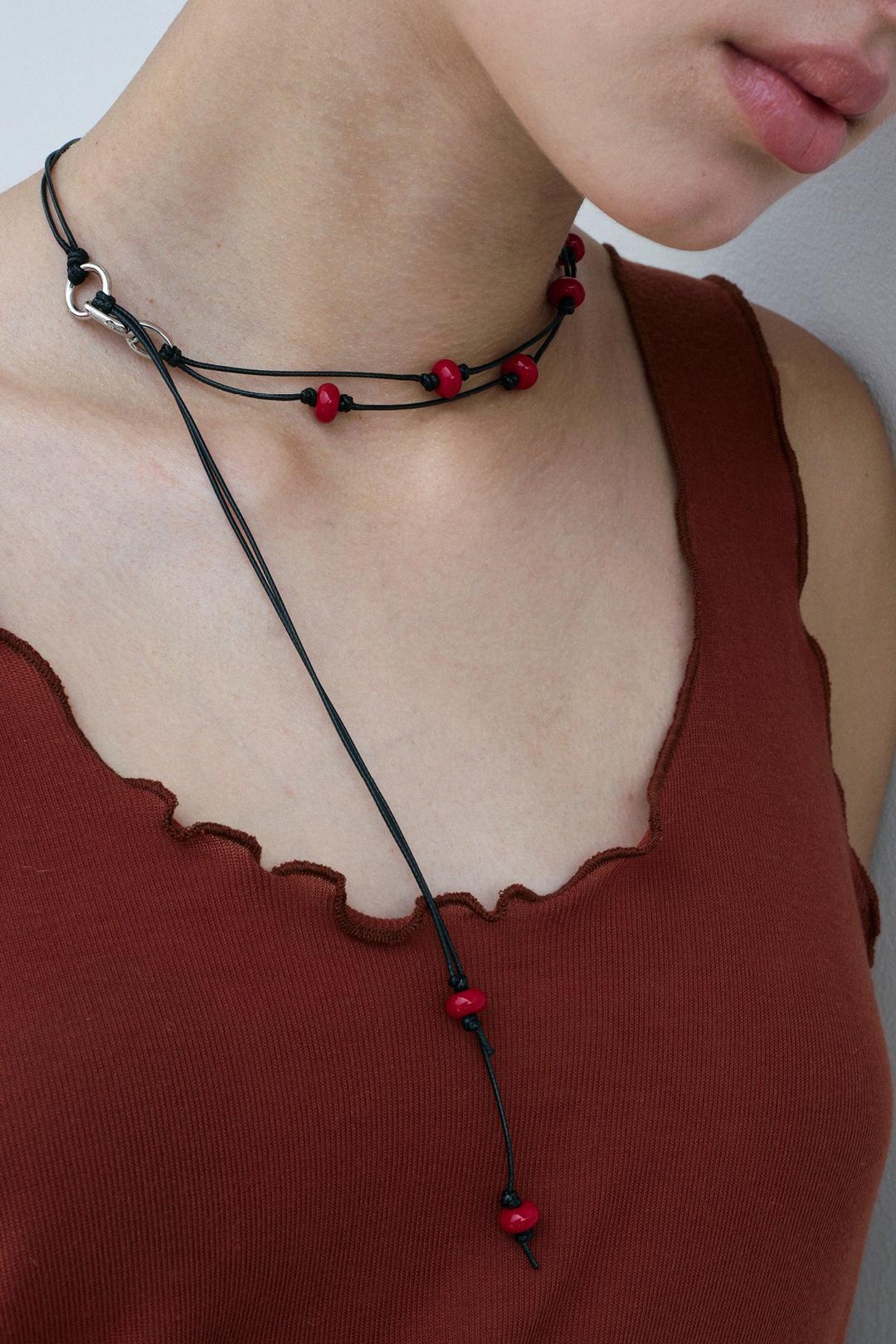 Dot Orbit String Necklace