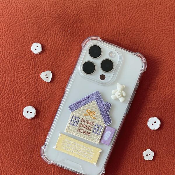 [ORDER MADE] Sweet Home Label Case (Violet)