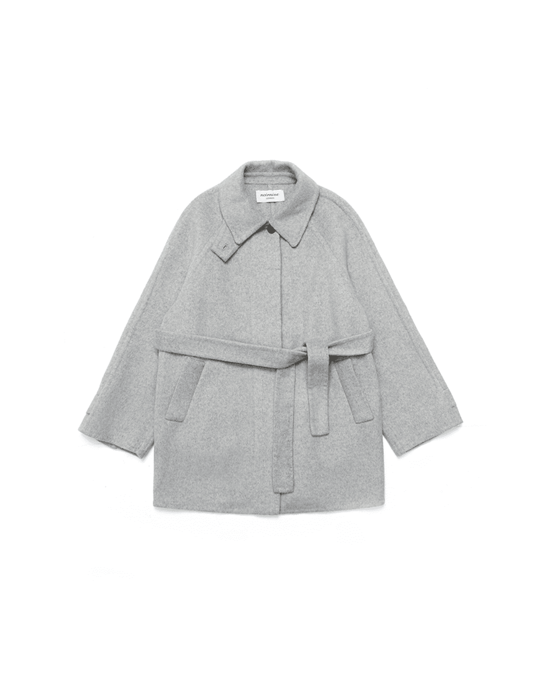 Handmade Wool Half Coat [GREY]