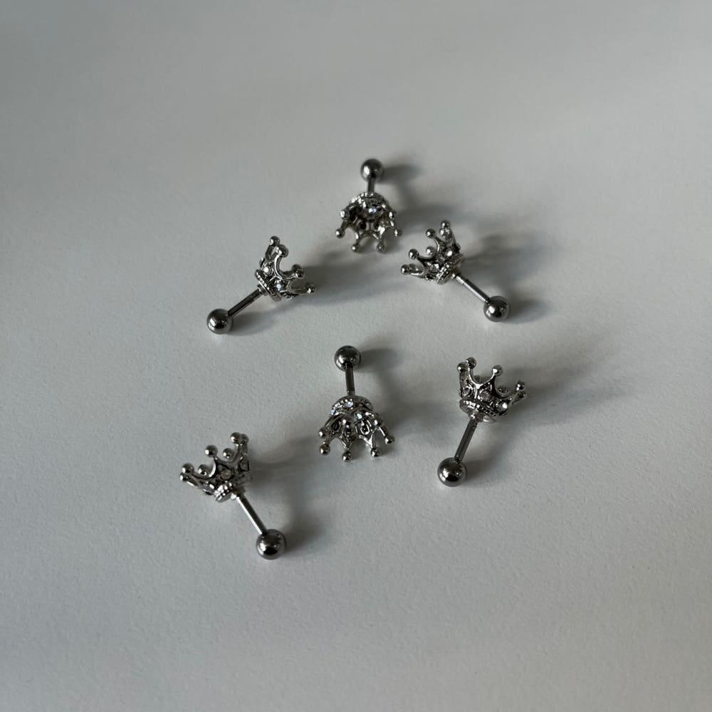 큐빅 왕관 헬릭스 바벨