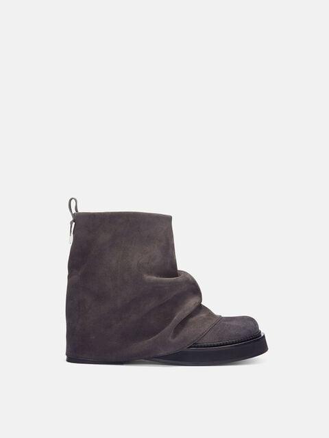 ''Mini Robin'' dark grey combat boot