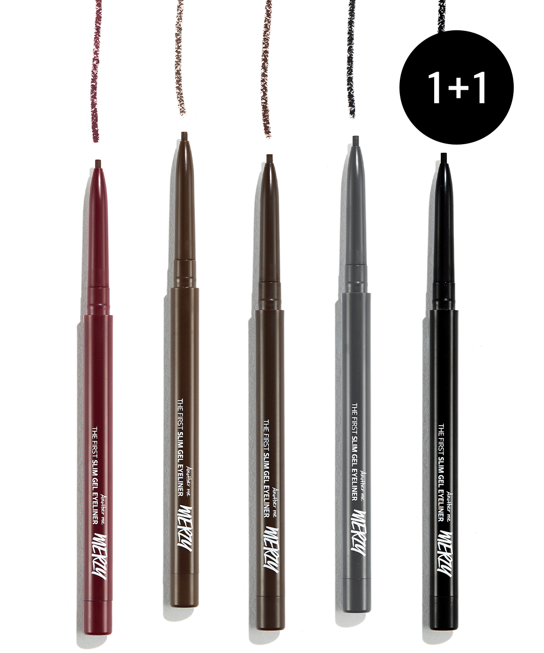 더 퍼스트 슬림 젤 아이라이너 1+1 (5종)