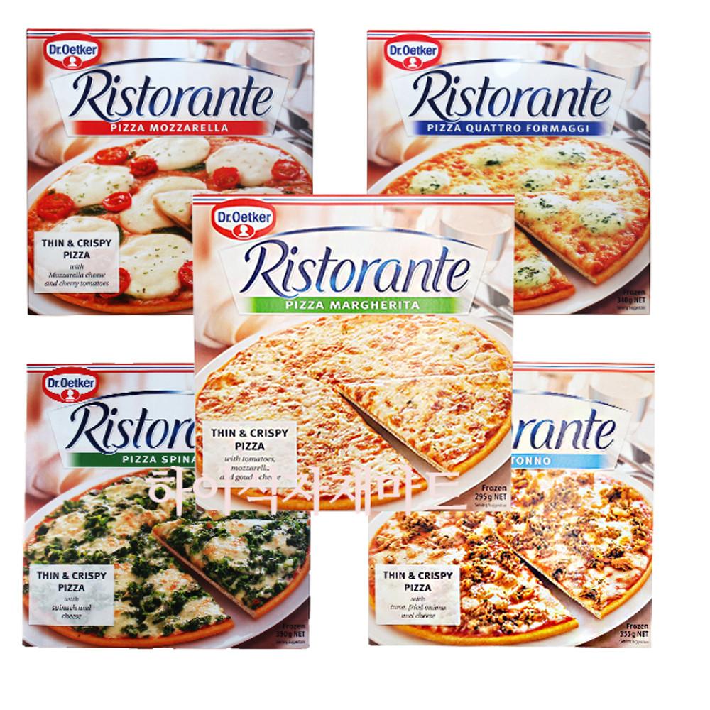 닥터오트커 리스토란테 피자 모음 모짜렐라 콰트로 포르마지 양송이 시금치 참치 마리게리타