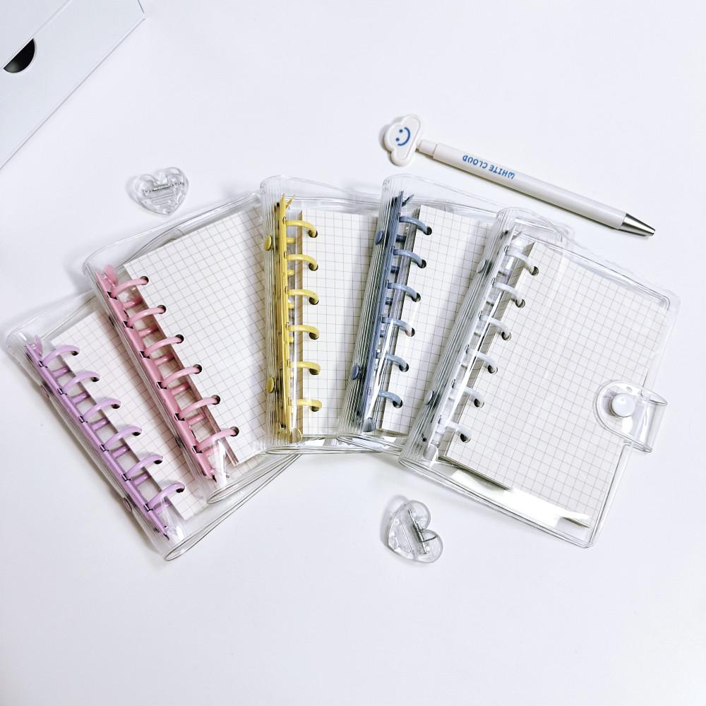 유자랜드 A7 투명 6공 미니 다꾸 다이어리