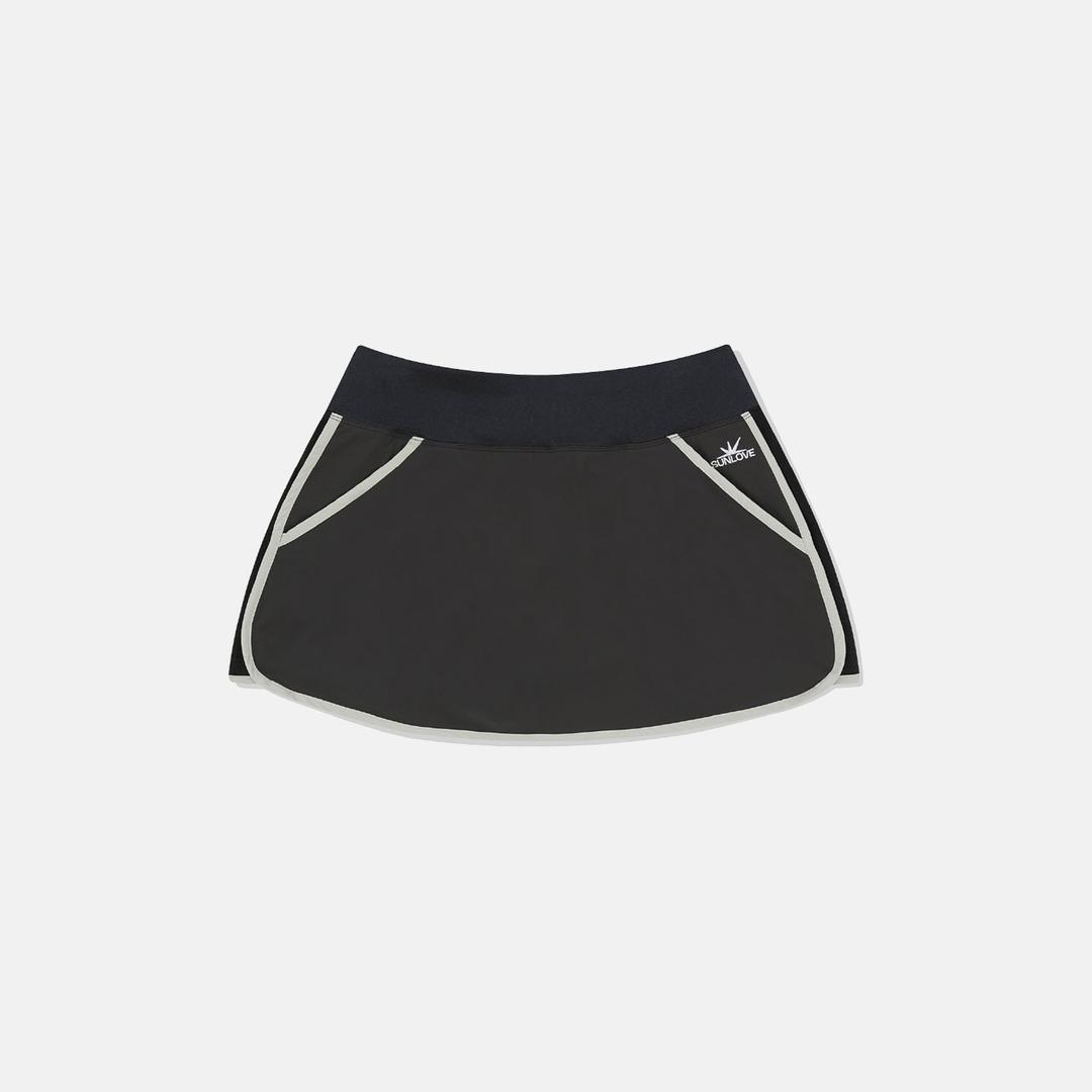 W Dry Fairway Skirt Charcoal