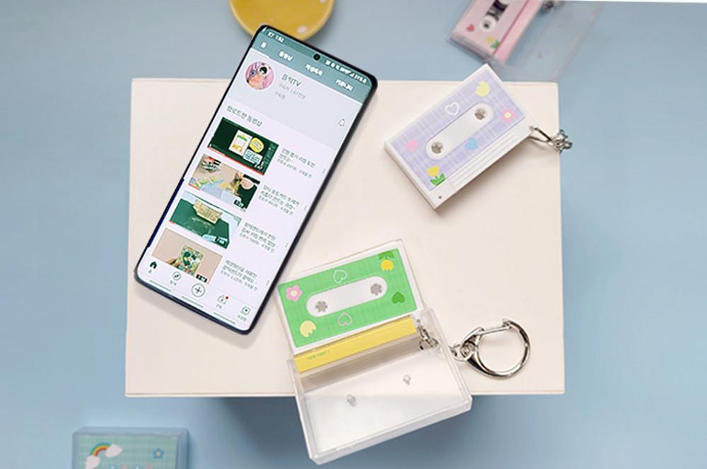 [주문제작_1개]미니카세트 키링 x NFC ver.
