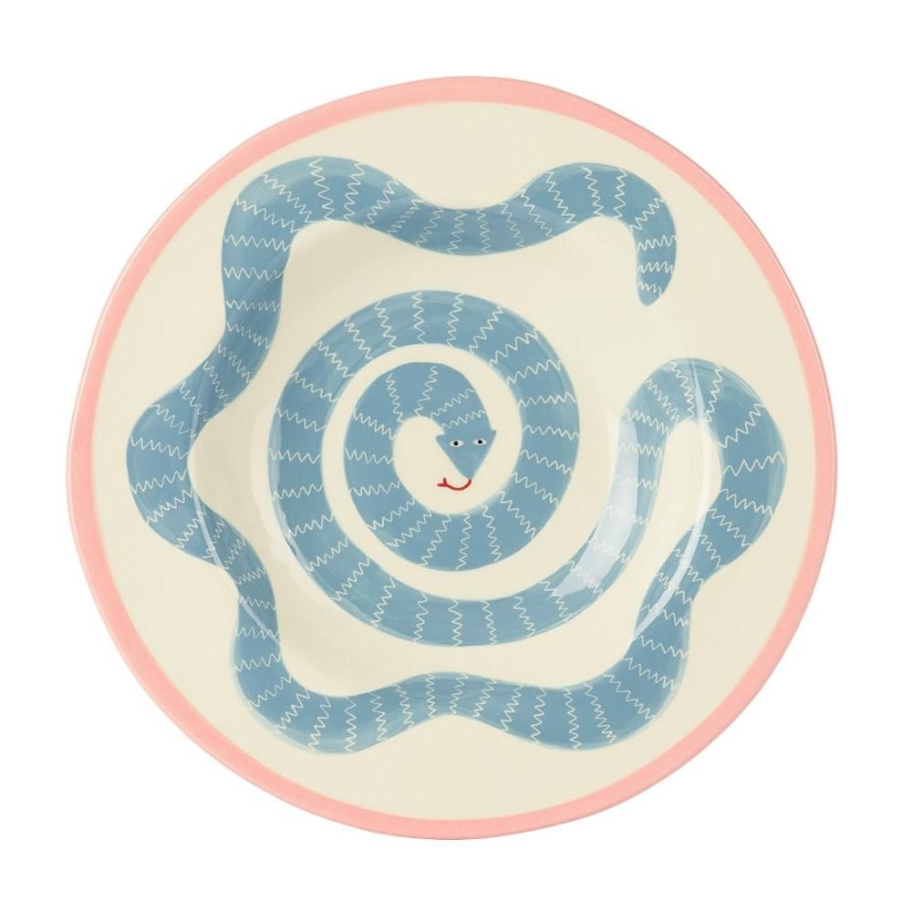 LAETITIA ROUGET 레티티아 후제 스니키 핑크 세라믹 접시 26cm