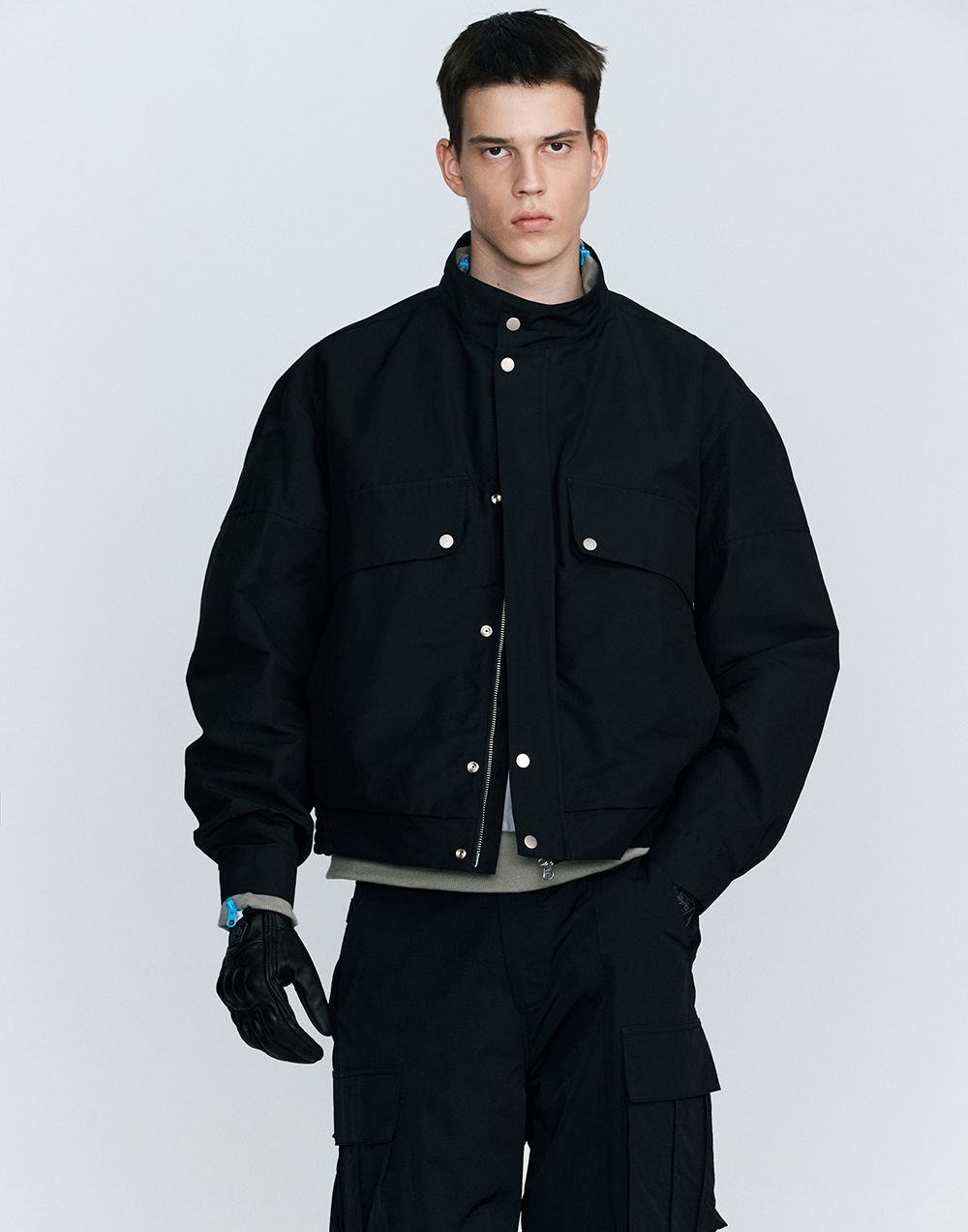 [5차 REORDER] CURVE OVERSIZED BOMBER JACKET