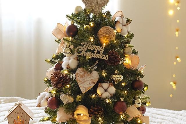 앤티크 골드브라운 파인트리전구풀세트