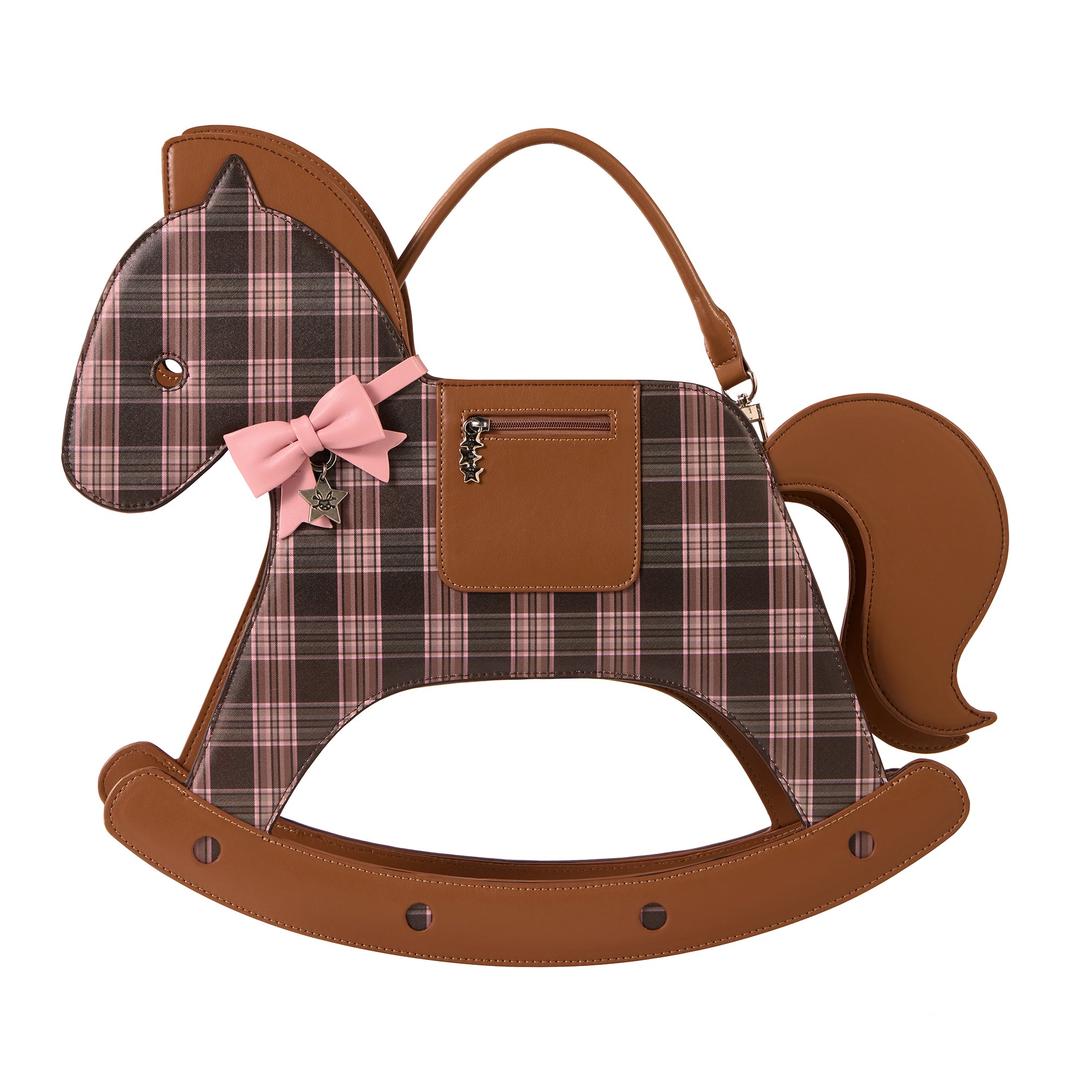 ROCKING HORSE TWO-WAY BAG - BROWN