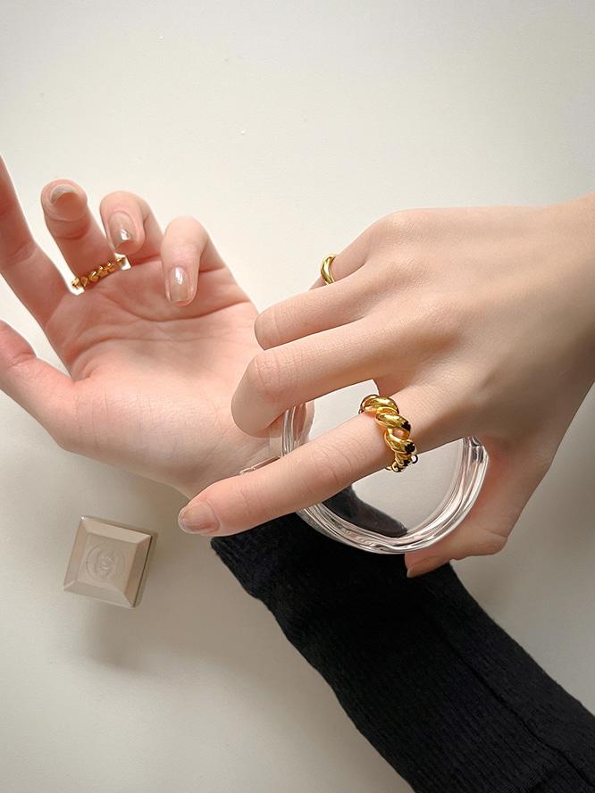 silver cru ring [2color]
