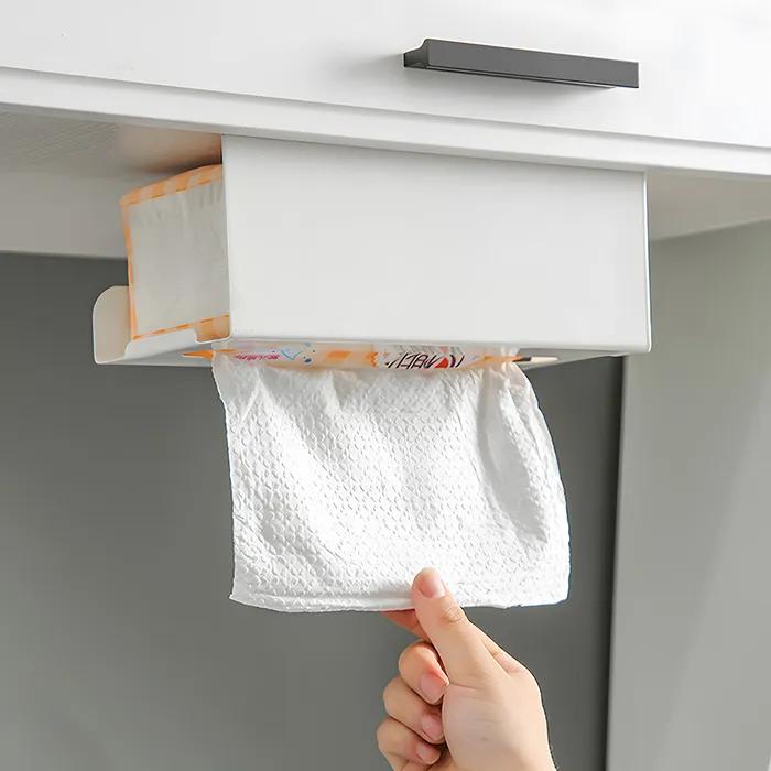 심플 철제 키친타올걸이 주방정리 2color