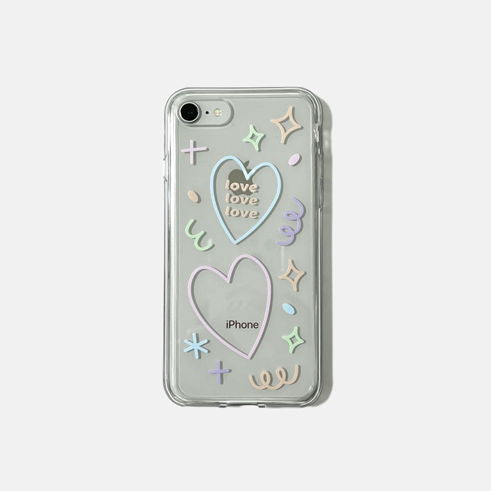 love frame phonecase_clear