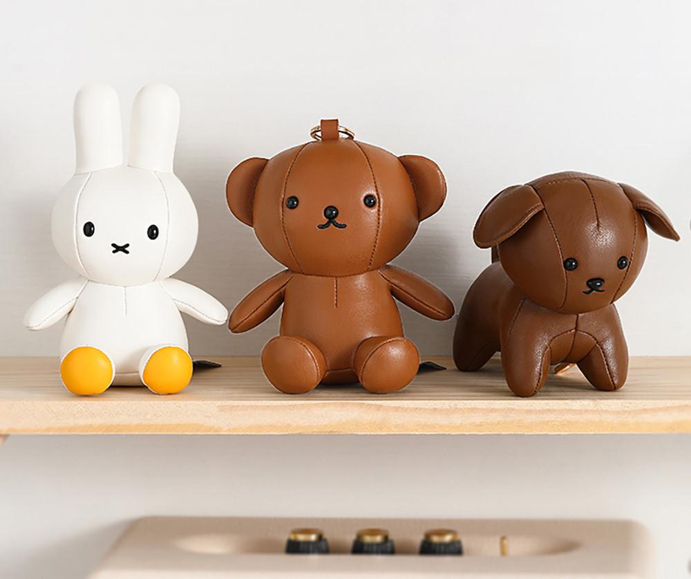 미피 가죽인형 스너피 보리스 키체인 열쇠고리 카라비너