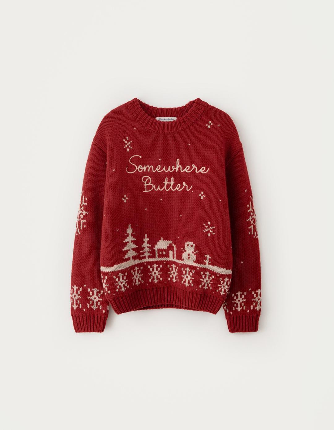 [Release] Some Town Wool Sweater - Red