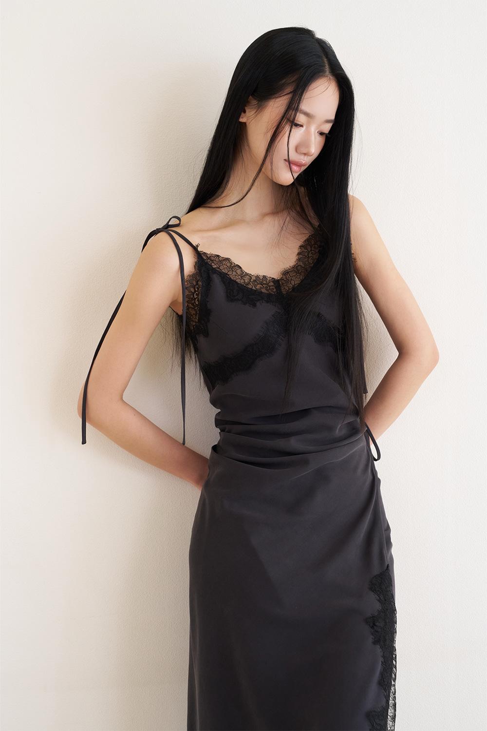 레이스 슬립 원피스