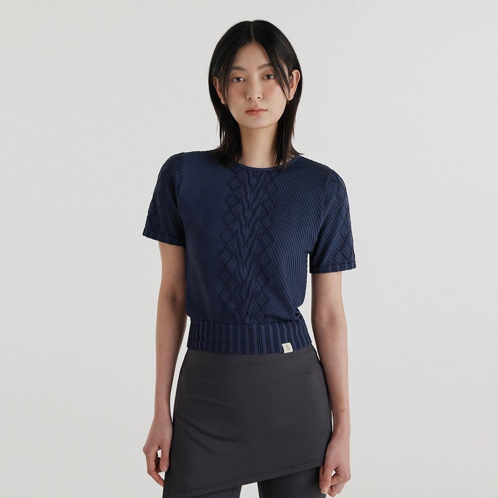 심리스 하프 슬리브 커버업