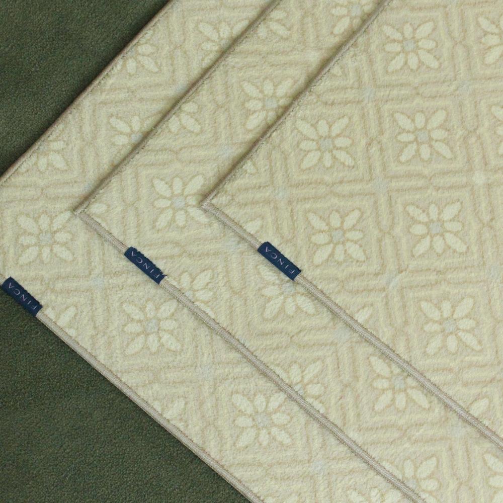 60's 빈티지 타일 버터크림 러그 3sizes