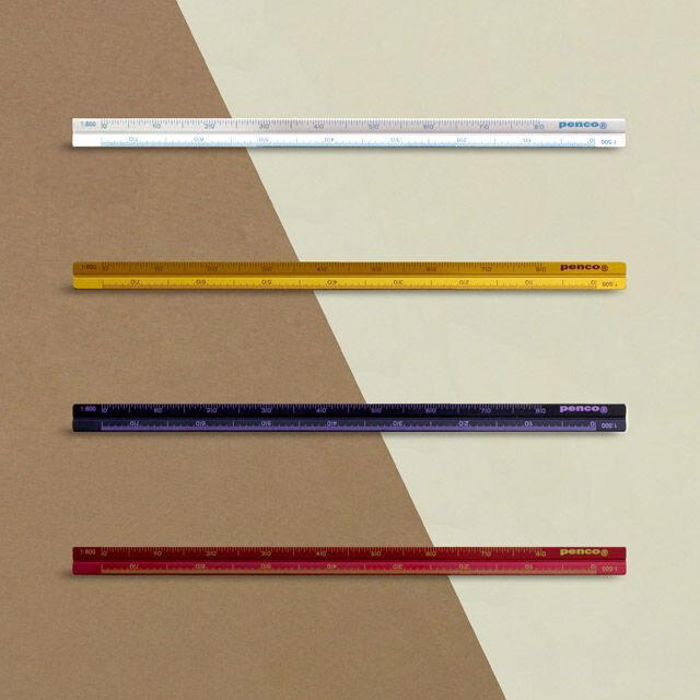 [펜코] 알루미늄 삼각 스케일자 15cm
