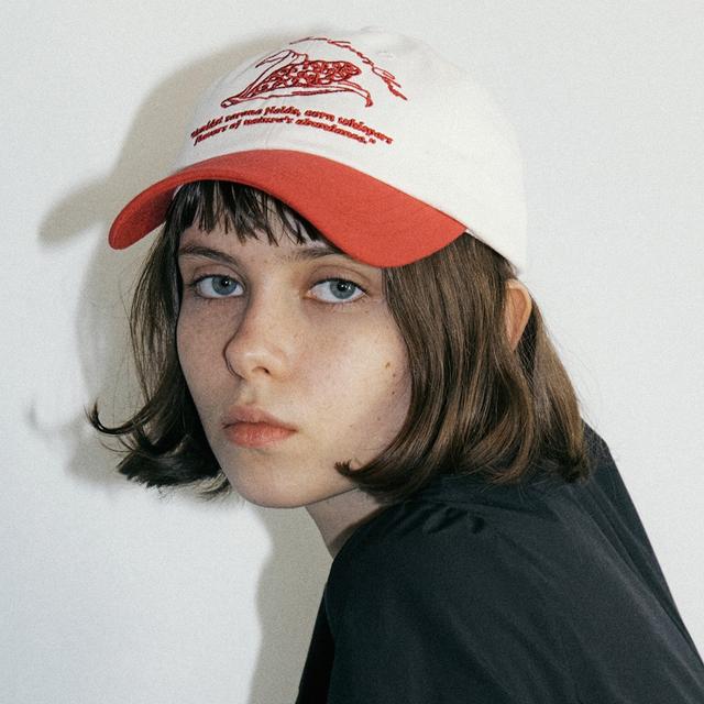 CORN LOVERS CLUB BALL CAP / RED