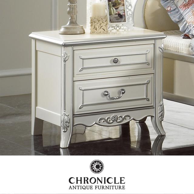 크로니클 프렌치 침대 협탁 수입 클래식 엔틱 협탁