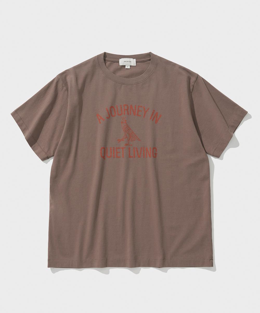 셔터 WASHED JOURNEY T-SHIRT (BRICK)