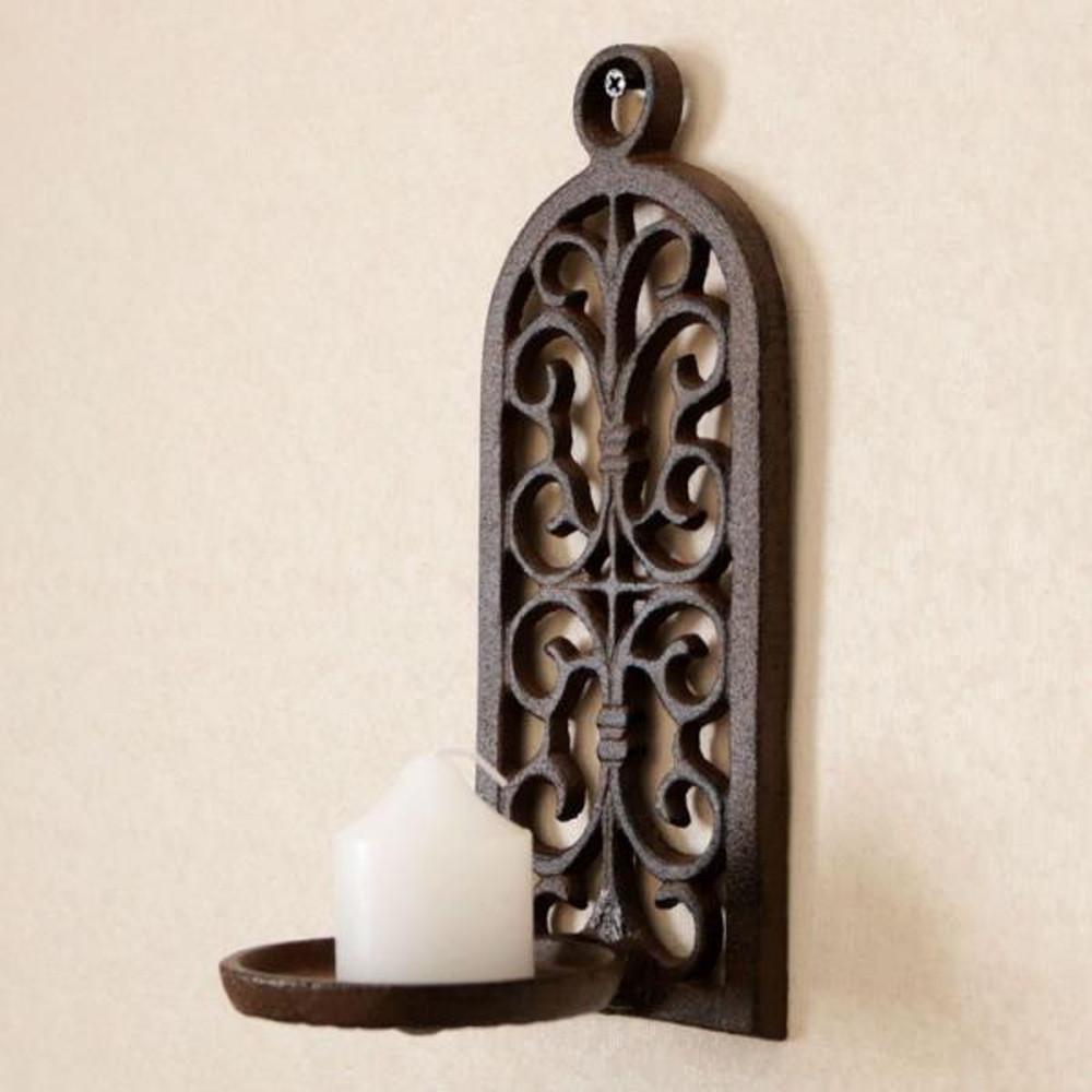 게르칼 유럽 빈티지 주철 벽촛대 벽장식 주물 인테리어 오브제