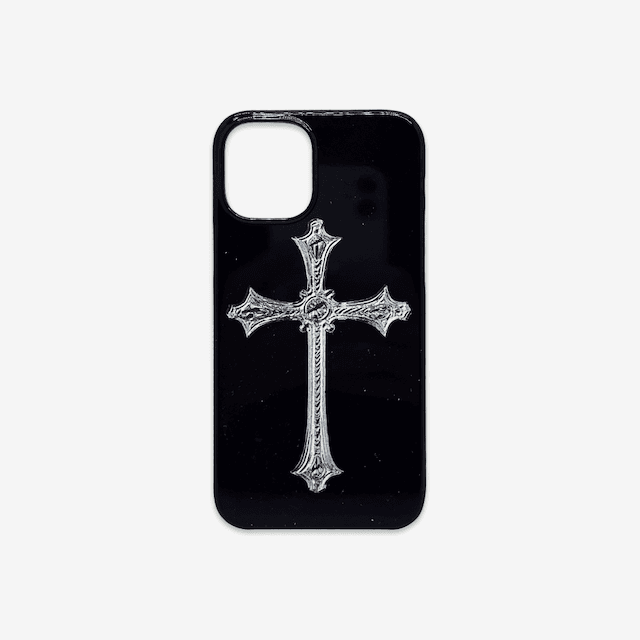 cross hard phone case (glossy black)