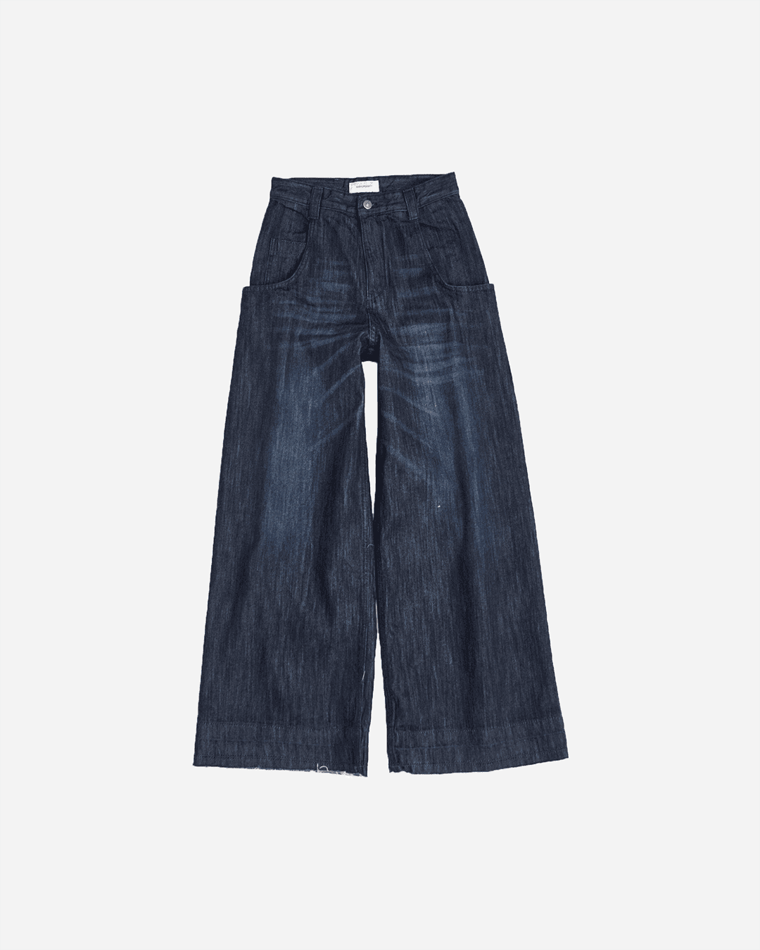 BIG POCKET BAGGY JEANS (INDIGO ONE WASH)