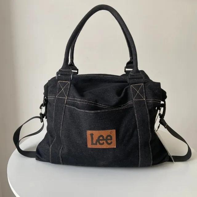 Lee 데일리 핸드백 크로스백 화이트 블랙데님 블루데님 LE230039M