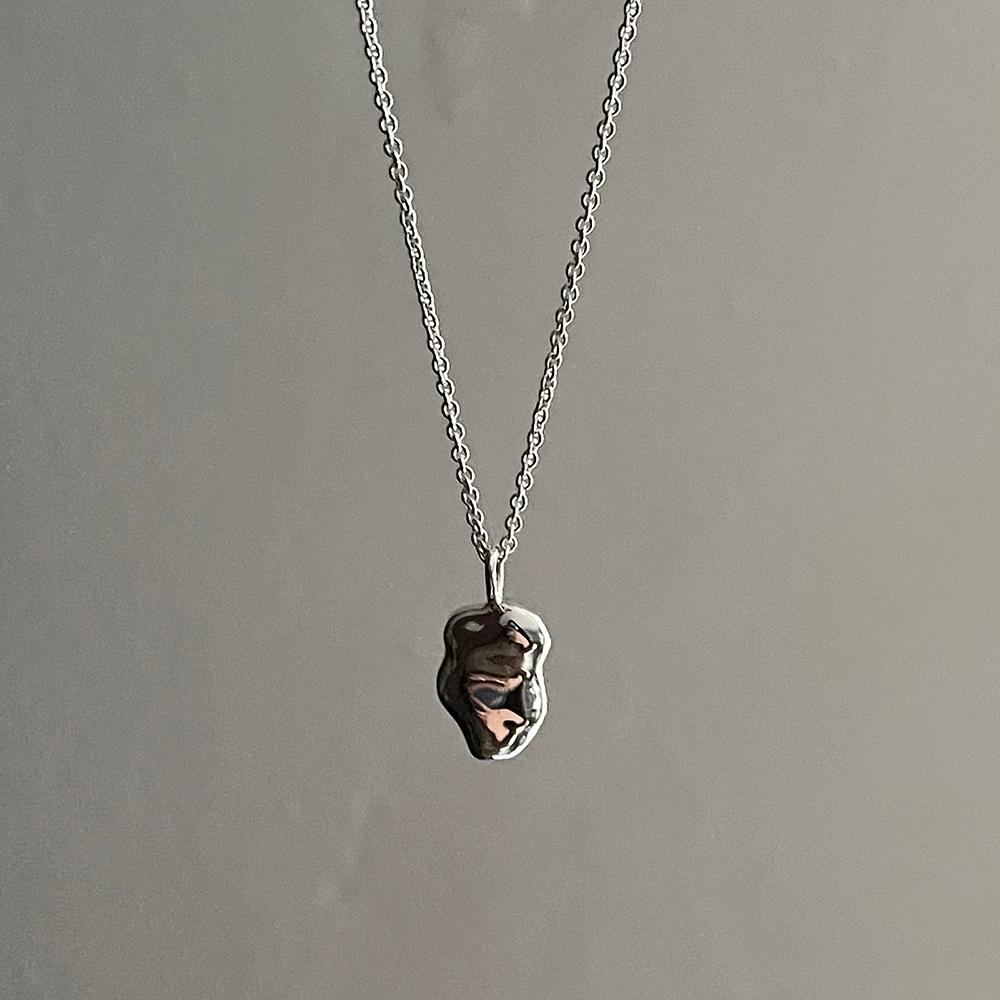 Silver Volume Necklace