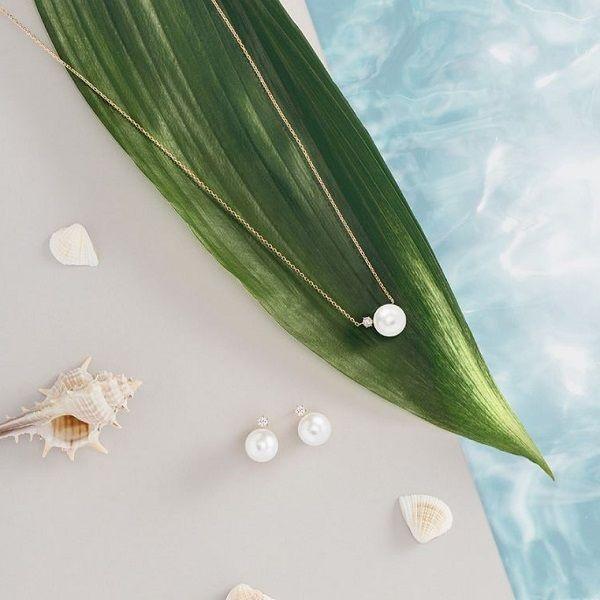 [패세라][아이유PICK] 레이디펄 목걸이+귀걸이 세트 (SET-JJLJNI0BN953SR420+JJLJEI0BN953SR000)