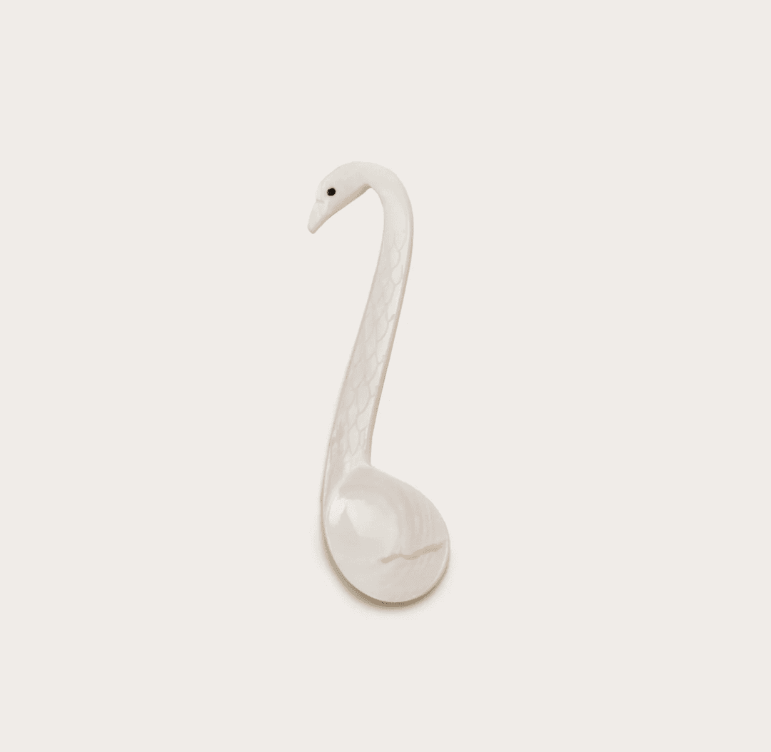 Gohar World - Swan Spoon, Mother of Pearl