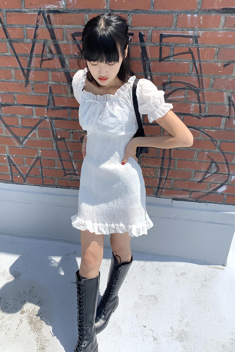 dry smoke mini dress