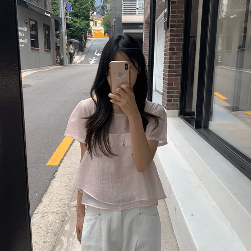 피치블룸 뷔스티에 블라우스 (하객룩 추천/SET상품)