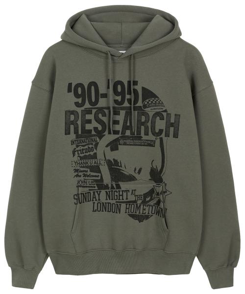 비바스튜디오(VIVASTUDIO)  RESEARCH HOODIE [KHAKI] - 사이즈 & 후기 | 무신사