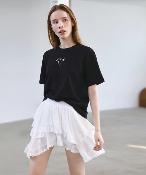 보호시크 언발 레이스 미니스커트