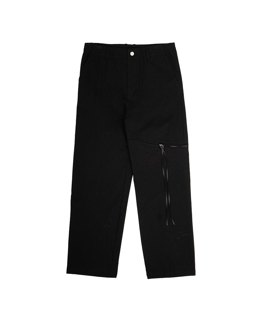 Fault Split Pants (Black)