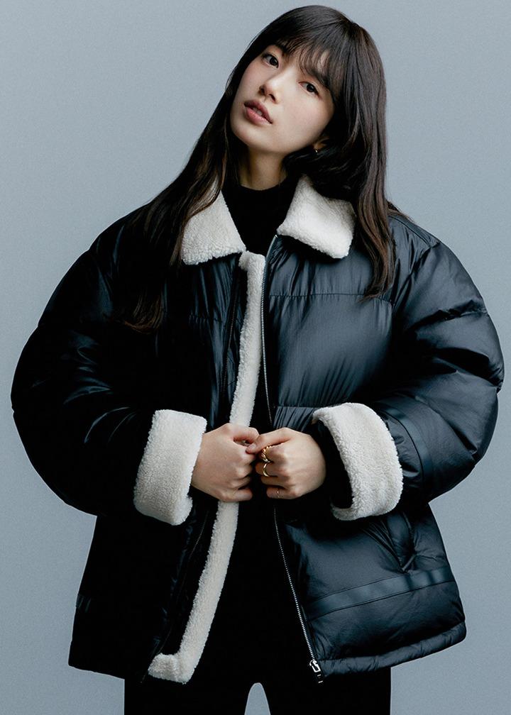 남녀공용 보아믹스 다운점퍼_BLACK - 게스코리아