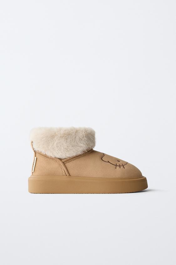 헬로키티 © SANRIO 라인드 앵클부츠