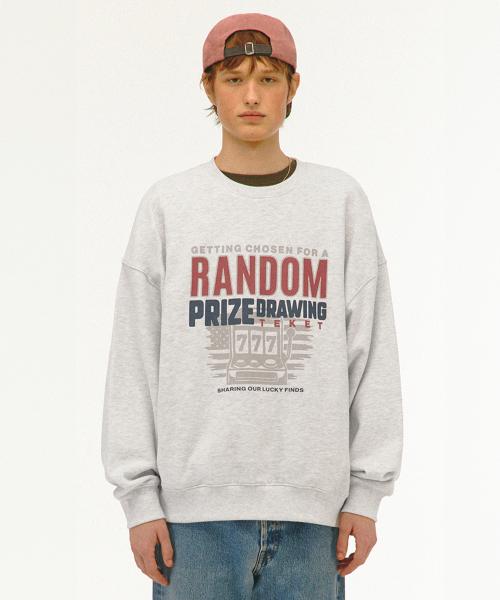 Random Sweatshirt Melange Gray