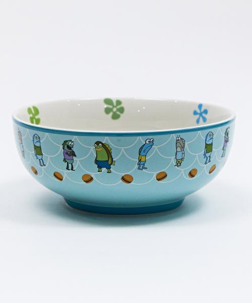 스폰지밥 비키니시티 주민들 라면 그릇