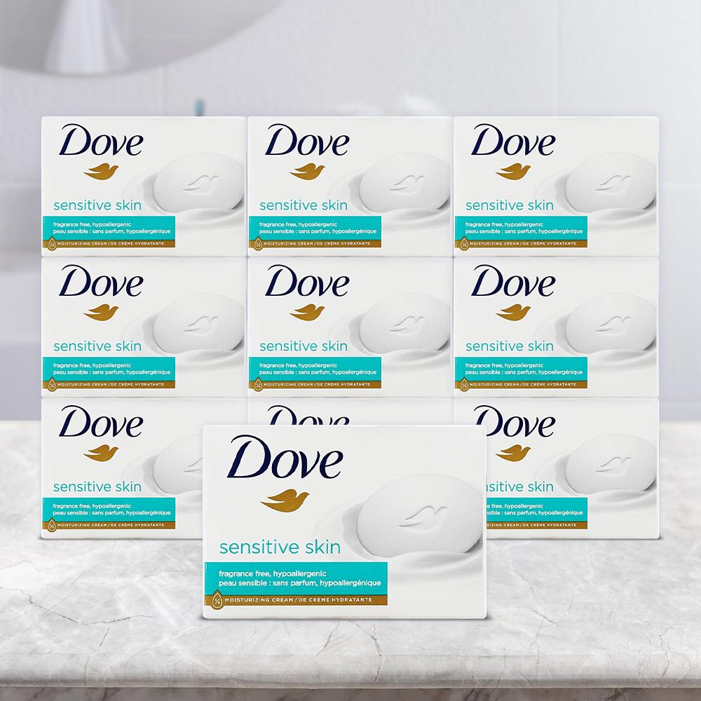 (미국직구) 도브 뷰티바 센서티브 스킨 비누 106g 10개 세트 센서티브바 미국산